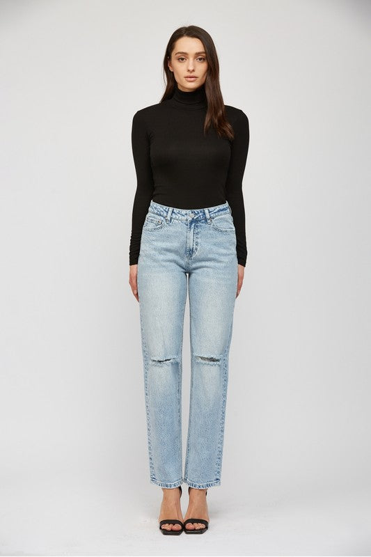 BRIANNA HIGH RISE STRAIGHT LEG JEANS