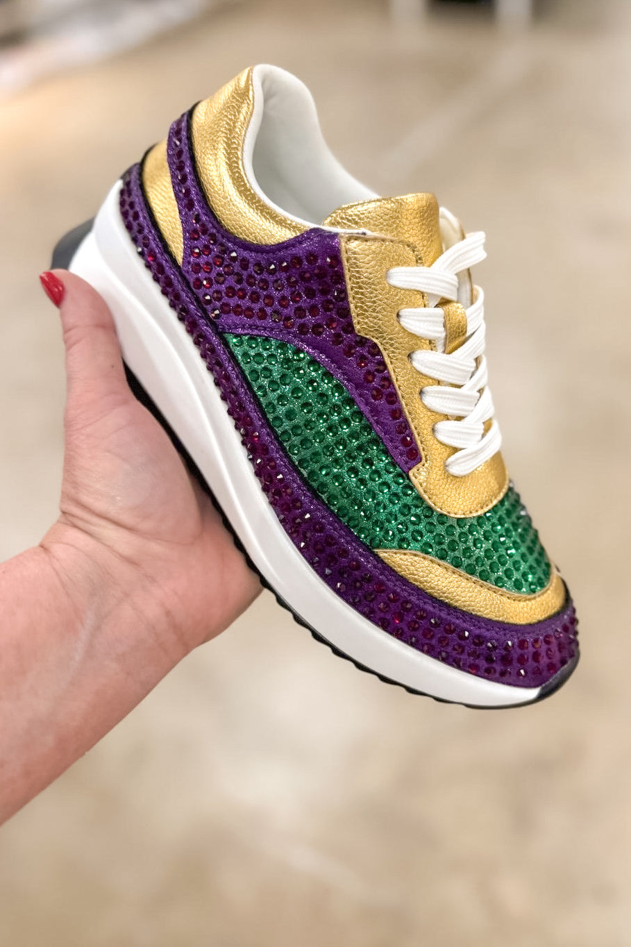 MARDI GRAS SISSY SNEAKER