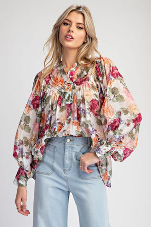 VINTAGE ROSE TOP