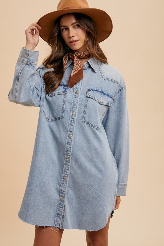 ANNIE DENIM DRESS