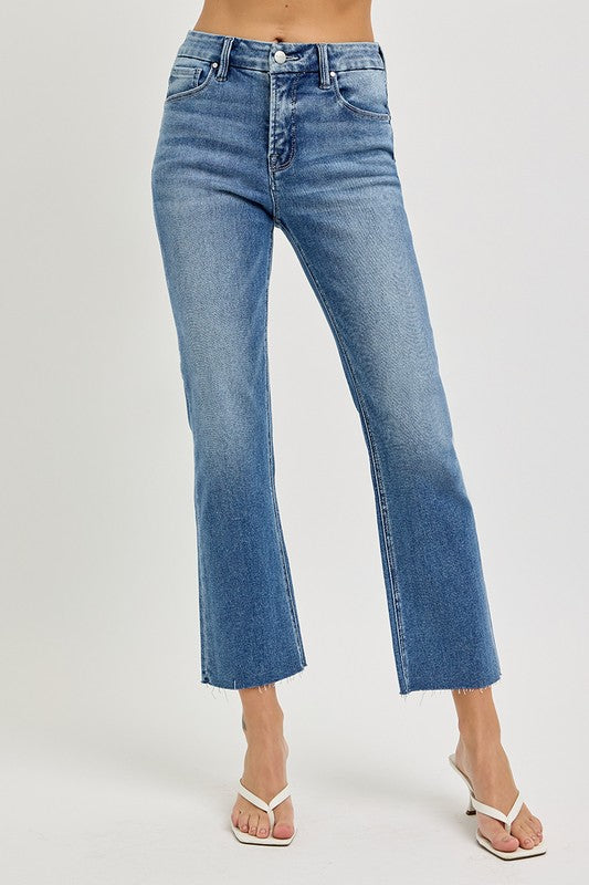 PLUS TUMMY CONTROL STRAIGHT JEANS