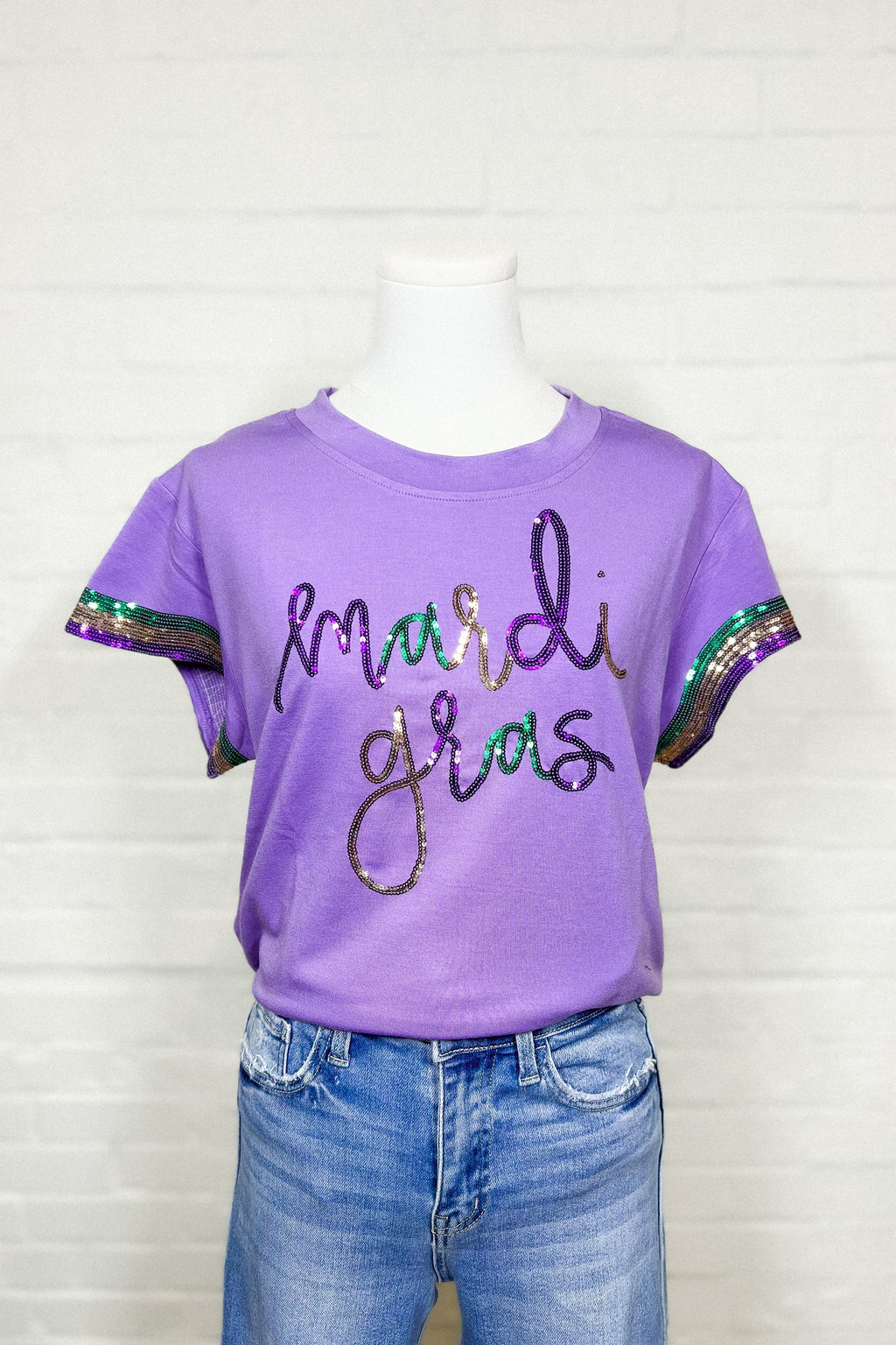 GINNY MARDI GRAS TOP