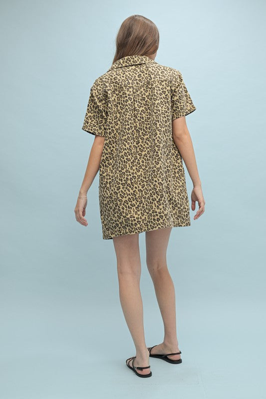 CONLEE LEOPARD DRESS