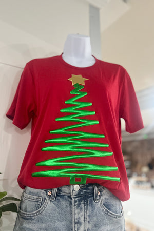 PUFF CHRISTMAS TREE TEE