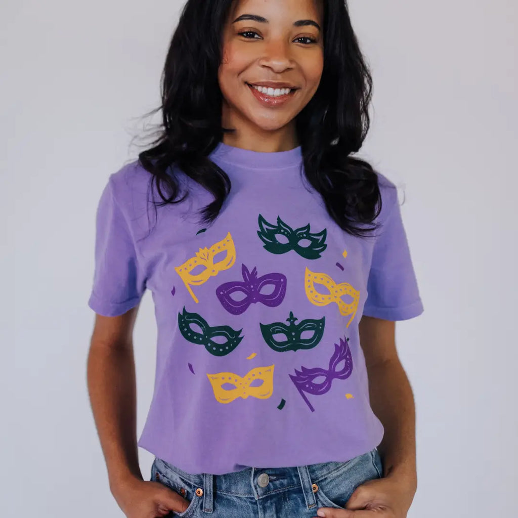 MASQUERADE MARDI GRAS TEE