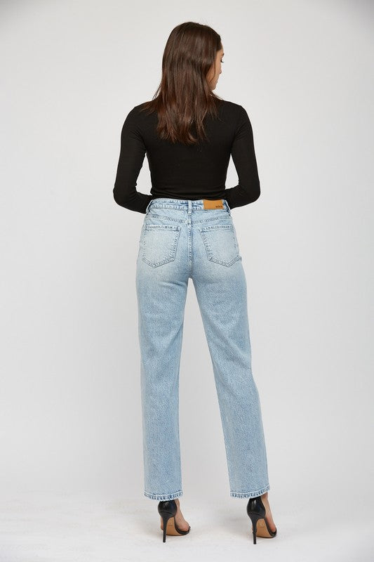 BRIANNA HIGH RISE STRAIGHT LEG JEANS