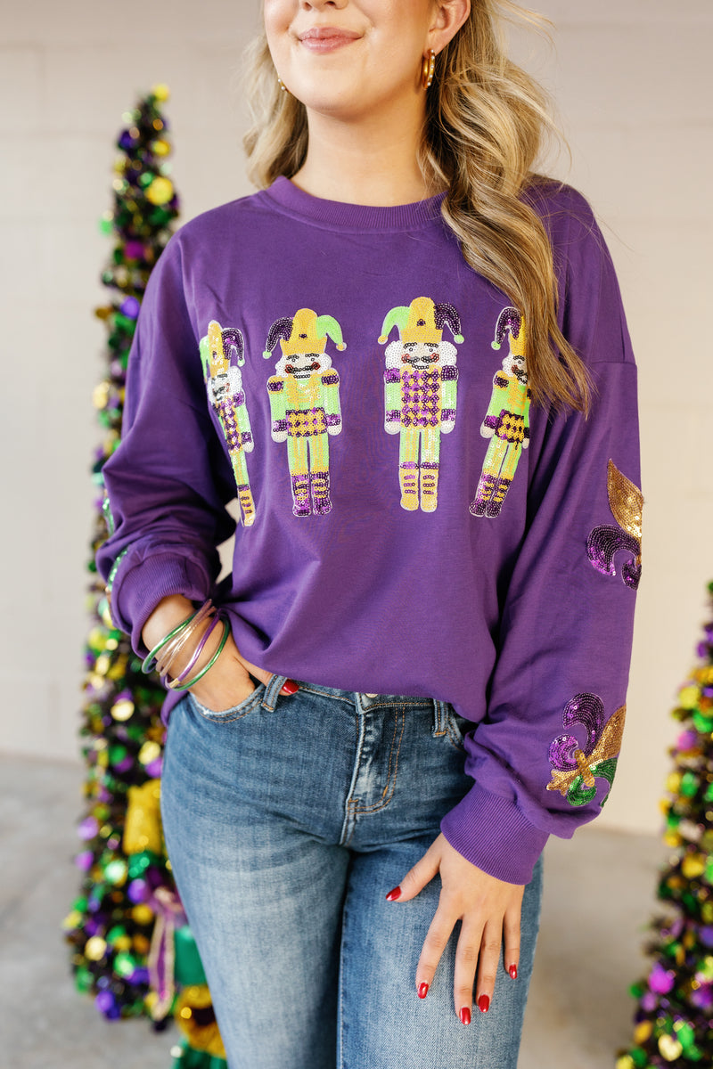 BIG EASY MARDI GRAS SWEATSHIRT