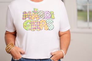 MARDI GRAS BUBBLE TEE