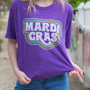 GROOVY MARDI GRAS TEE