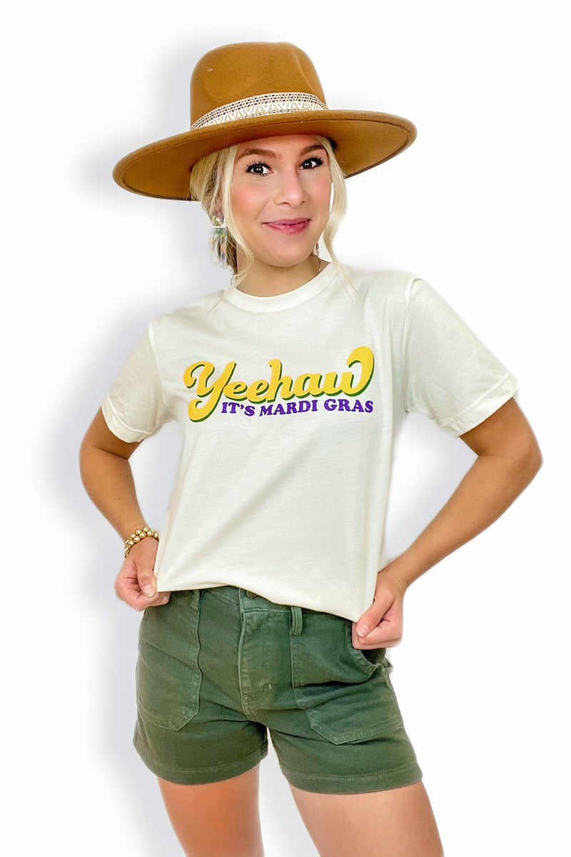 YEEHAW IT'S MARDI GRAS TEE